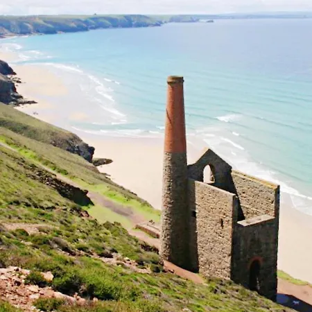 Ivy Chimney Near Scorrier And Close To * Porthtowan